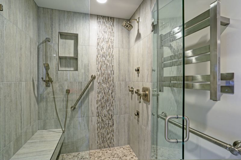 Elegant Shower with Glass Doors